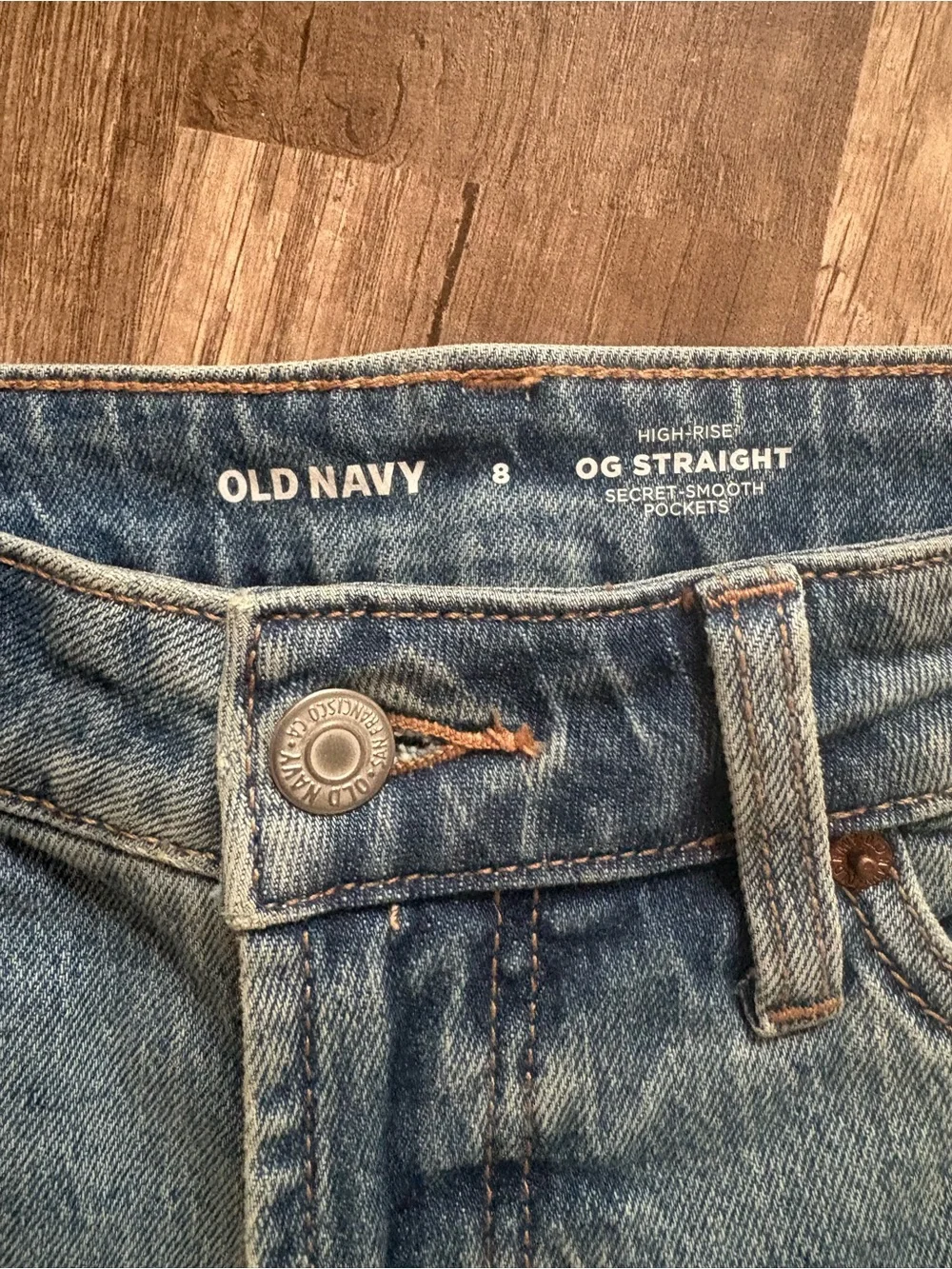 Old Navy Light Wash Straight Leg Jeans